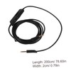 TEHAUX Gaming Headset Replacement Audio Chat Cable for Control Cable