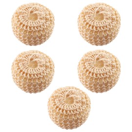 PACKOVE 5Pcs Sisal Sponge Balls Natural Exfoliating Bath Body for Deep Cleaning Compact and Durable Bathing Accessories for for Family and Friends