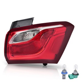 PIT66 Halogen Tail Light Compatible with Chevy Equinox 2018 2019 2020 GM2804132, 19418086, 84305803 Rear Lamp Included Bulb Right Passenger Side