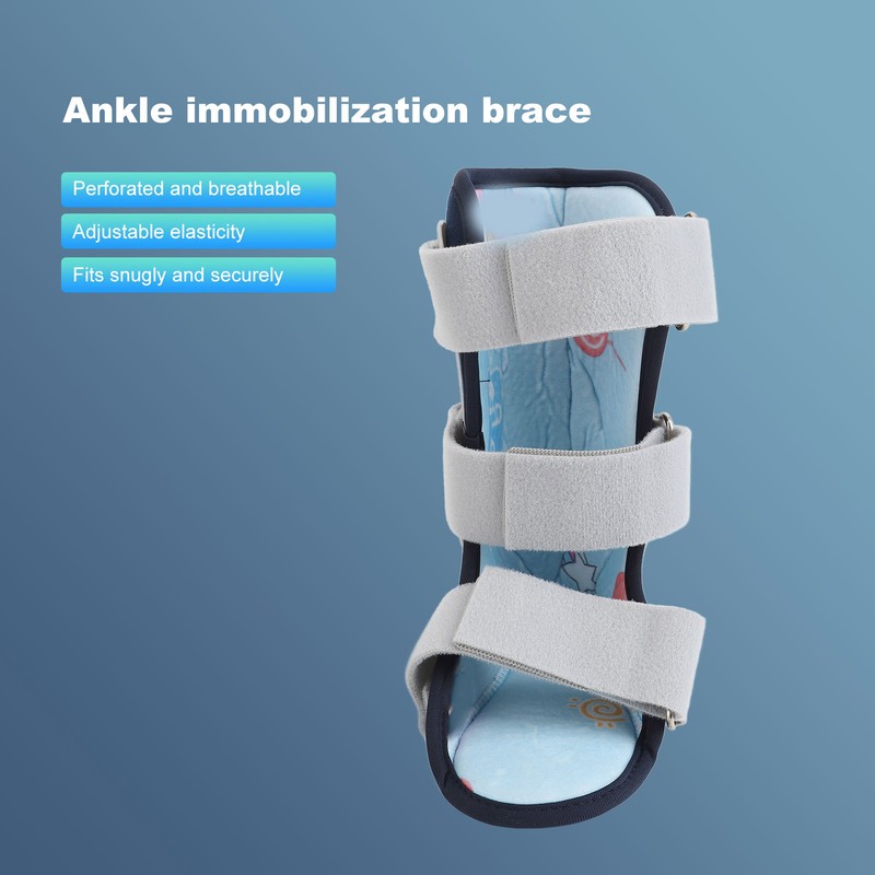 Kids Ankle Brace Comfortable Breathable Adjustable Child Walking Boot for