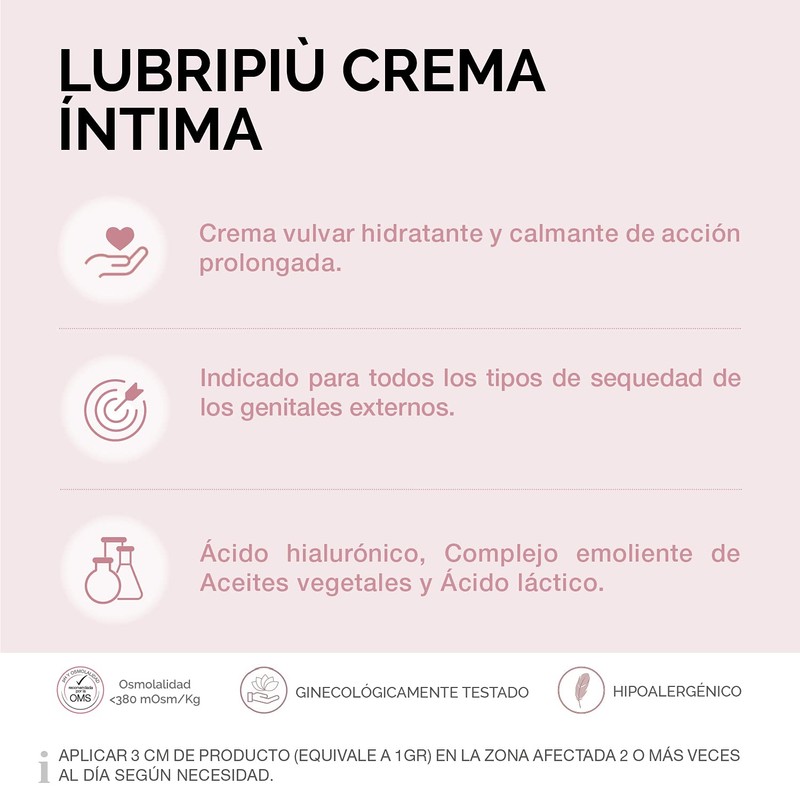 Cumlaude Lab - Lubripiù Intimate Cream - Moisturising, Soothing Cream