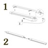 Utility LED Shop Lights Fixture 4FT 2FT with Plug Linkable,