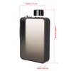 300ml Flat Water Bottle A5 Slim Water Bottle for Outdoor