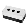 1PC Button Switch Box BX3 22mm 3 Holes Push Button