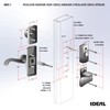 Ideal Security GL Door Lever Set with Keyed Deadbolt Lock
