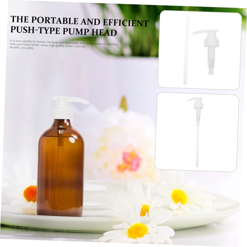 WOONEKY 10pcs Lotion Pump Replacement for Shower Gel Shampoo and