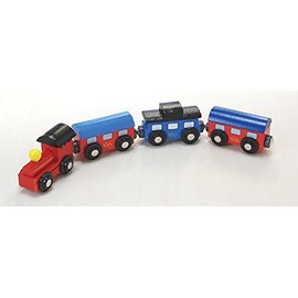 Wooden Toy Locomotive (Wooden Rails, Wooden Toys, Rails, Trains, Monorails, Locomotives, Vehicles...)