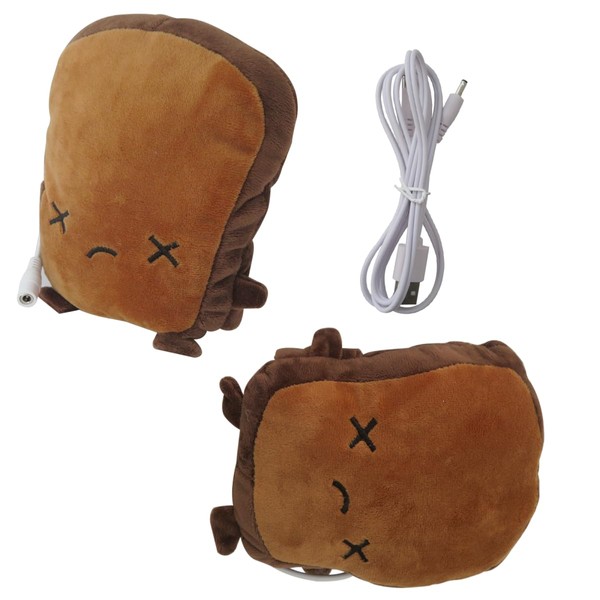 DEARCOOL USB Hand Warmers Half Wearable 5V USB Powered Toast
