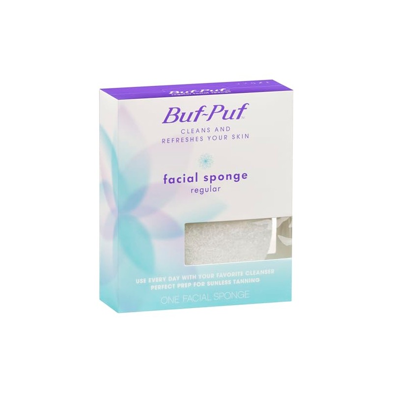 Buf-Puf Buf-Puf Facial Sponge, Dermatologist Developed, Removes Deep Down Dirt