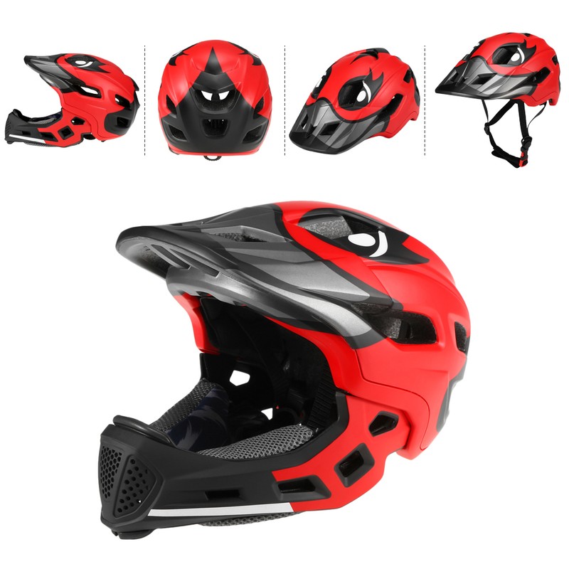 Kids Detachable Full Face Helmet Children Sports Safety Helmet for