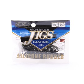 Evergreen casting JIG silicon 3/8 # 101 chrysanthemum moto black