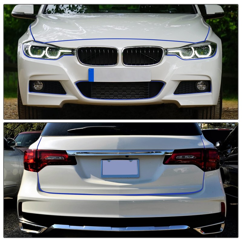 X AUTOHAUX 13.1ft 4m Length Car Door Edge Guards Protector