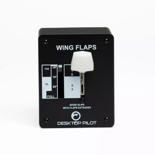 Desktop Pilot C172 Flaps Panel with Motorized Indicator for Flight