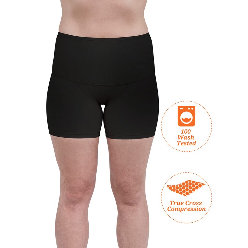 SRC Women's Compression Support Shorts (Orthotic/Brace) for Pelvic Floor Support,