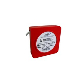 Helios Preisser Feeler Gauge Tape 5 m x 13 mm - Includes Plastic 0.01 mm - 0611501