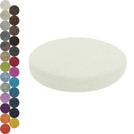 Lsjoaw Round Cushion 30 X 30 X 3 cm (One) Round Seat Chair Washable Circular Chair Cushion Round Floor Stool Solid High-Resilience Round Seat Dining Chair Color 25