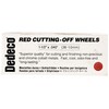 Dedeco 7024 Cutting-Off Wheel, Red, 1-1/2" x .040", Size, Pack