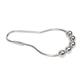 Stainless steel shower curtain ring hook 12pcs bath screen connection 12p