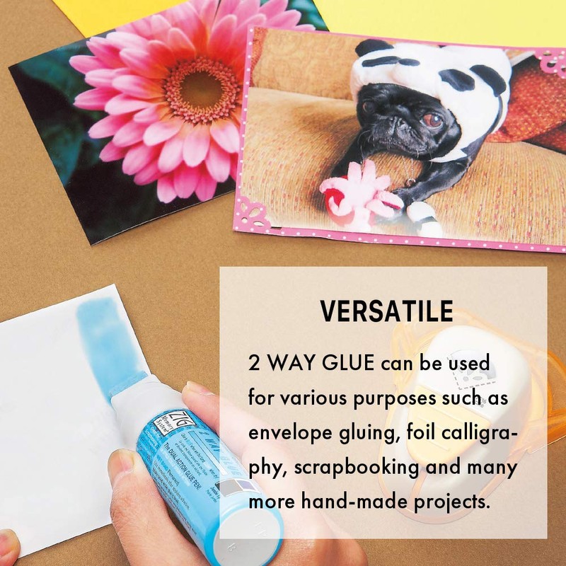 KURETAKE ZIG CORPORATION Zig 2-Way Glue Pen 2P, Jumbo Tip