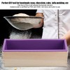 Moldes de jabón de Silicona, Caja de Madera, Capacidad Rectangular