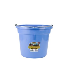 Little Giant DuraFlex Flat Back Bucket 20 Qt Berry Blue