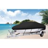 cciyu Boat Cover Fits 11ft-13ft long and beam width up