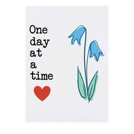 Azeeda 'Ein Tag nach dem anderen ' Temporäres Tattoo - Hautfreundlicher & Ungiftiger Abziehbild · Wasserfest (TO00084833)