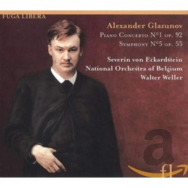 Alexander Glazunov: Piano Concerto No. 1, op. 92 / Symphony No. 5, op. 55