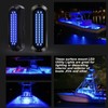 Larlansz Blue 40LED Waterproof Zinc Alloy Deck Transom Stern Led