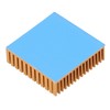 8Pcs Cooling Fins Aluminum Alloy Power Radiator Slotted Heatsink for