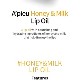 Honey and Milk Nourishing Lip Oil, Moisturising Treatment