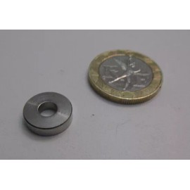 Basic Stainless Steel Spacer, No 10 Screw, .500" OD x .192" ID x .125" Length, 5 pcs