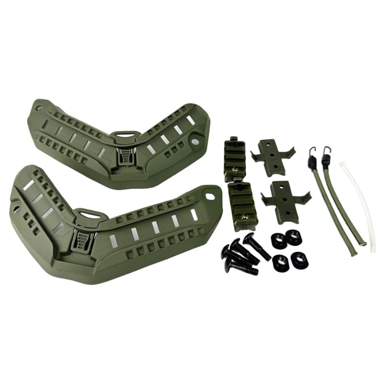H World Shopping Airsoft Tactical Maritime Helmet Side Rail Set