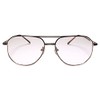 Oversized Square Gunmetal Old School 80s Bifocal Reader 3.75 Reading