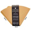 Size 3/No.3/102 Coffee Filter Papers by COFFEE LUSSO, Cone Shaped,