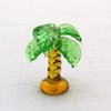 Four Cart Cute Handmade Glassware Palm Tree (Small)