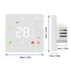 Touch Smart Thermostat Electric Floor Heat Temperature Control Switch AC