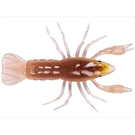 2.8” Crawfish Unrigged-Brown/Yellow