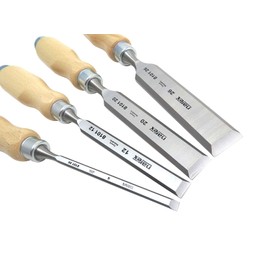 Narex Bevel Edge Chisel Set with Wooden Handles, Set of 4 pcs