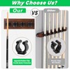 Pool Stick Holder Wall Mount, Pool Cue Set Holder for