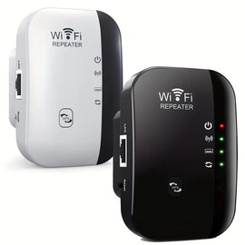 High Speed WiFi Range Extender, 1 Count Wireless Network Repeater, Long Range Wireless Repeater Access Point, Network Components for Home and Office Use, Signal Booster, Portable WiFi, WiFi Control:_White_1 count