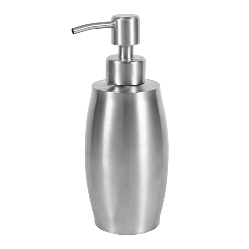 1pc 304 Stainless Steel Bathroom Shampoo Shower Pump Lotion Dispenser