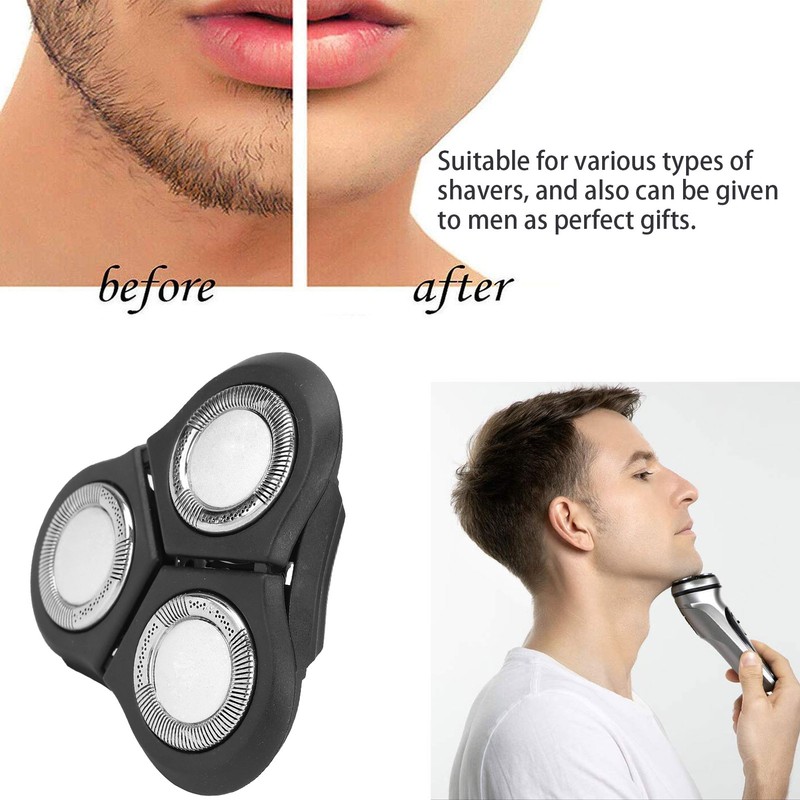 Replacement Shaver Head Electric Razor Cutter Replacement Head 3 Blades