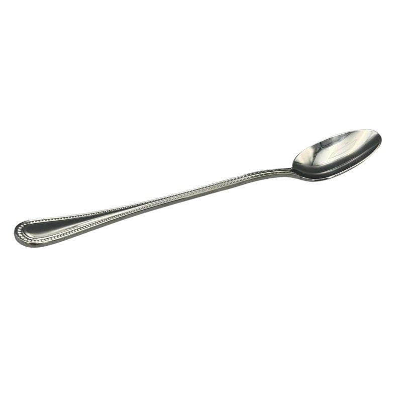 Wallace Continental Bead 18/10 Stainless Steel Iced Beverage Spoon (Set
