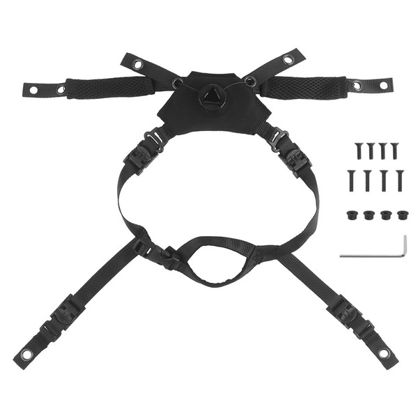 Bifrost Gear Adjustable Dial Liner 4-Point Replacement Chin Strap and