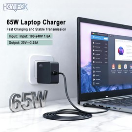 65W Laptop Charger Compatible with Lenovo Laptop IdeaPad 1 3 5 Slim 3 3i Flex 5 (14 15 16 Inch) V14 V15 V17 S145 S340 S540 320 320S 330 330S Round Tip 4.0x1.7mm Power Supply Adapter Cord