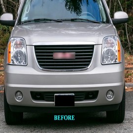 312 MOTORING fits GMC Yukon 2007-2009 CHROME GRILLE GRILL KIT 2008 07 08 09 SLT SLE XL HYBRID DENALI 1500