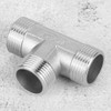 3/4 Stainless Steel Tee Fitting - 3-Way Pipe Connector -