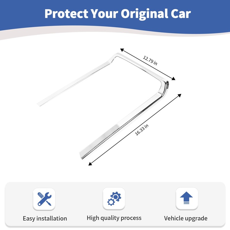 RT-TCZ for Chevy Silverado Chrome Center Console Trim Frame Cover