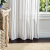 Martha Stewart Laguna Stripe Semi-Sheer Tie Tab Window Curtain Panel